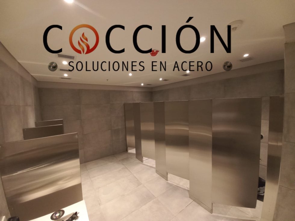 Divisiones de baño en acero inoxidable