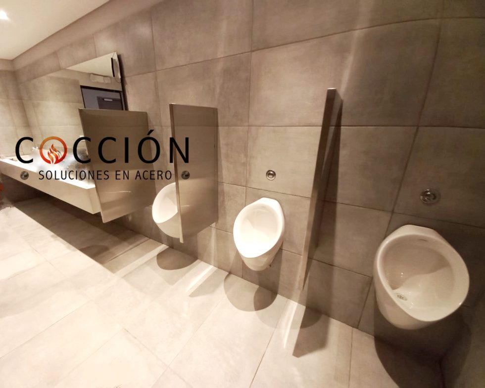 Divisiones de baño en acero inoxidable