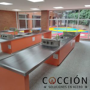 mesón acero inoxidable
