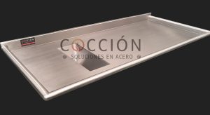 Meson en acero inoxidable con poceta especial 2