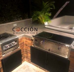 Set de coccion para espacios teppanyaki + fogon