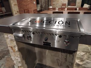 plancha teppanyaky en acero inoxidable 9