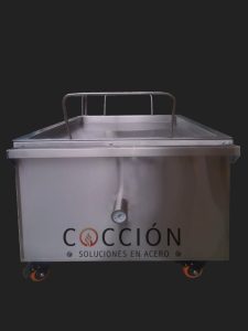 Asador de lechona en acero inoxidable vista 1.1