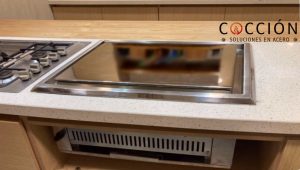 18 Set de coccion para espacios abiertos estufa empotrable detalle teppanyaki