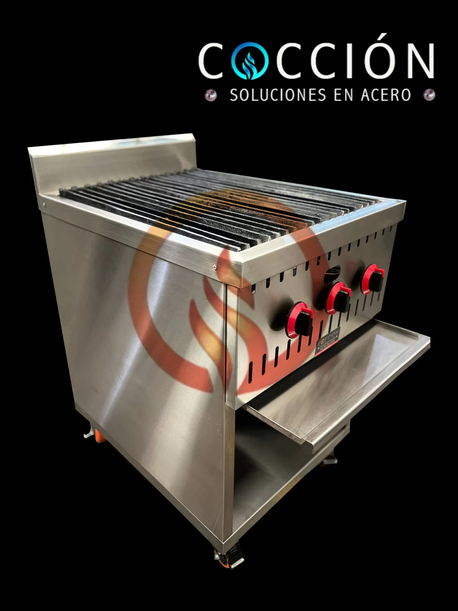 bbq con gabiente 1.1 bbq con gabinete en acero para restaurantes